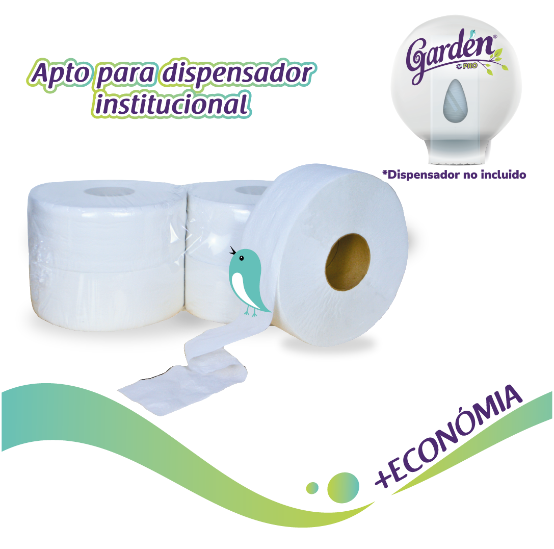 Papel Higiénico Institucional 250 mts Paca x 4 Und - Image 4