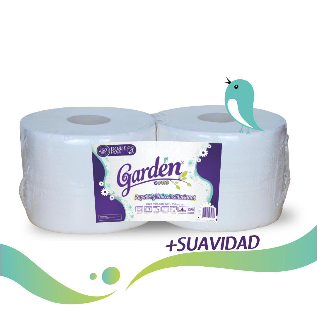 Papel Higiénico Institucional 250 mts Paca x 4 Und - Image 3