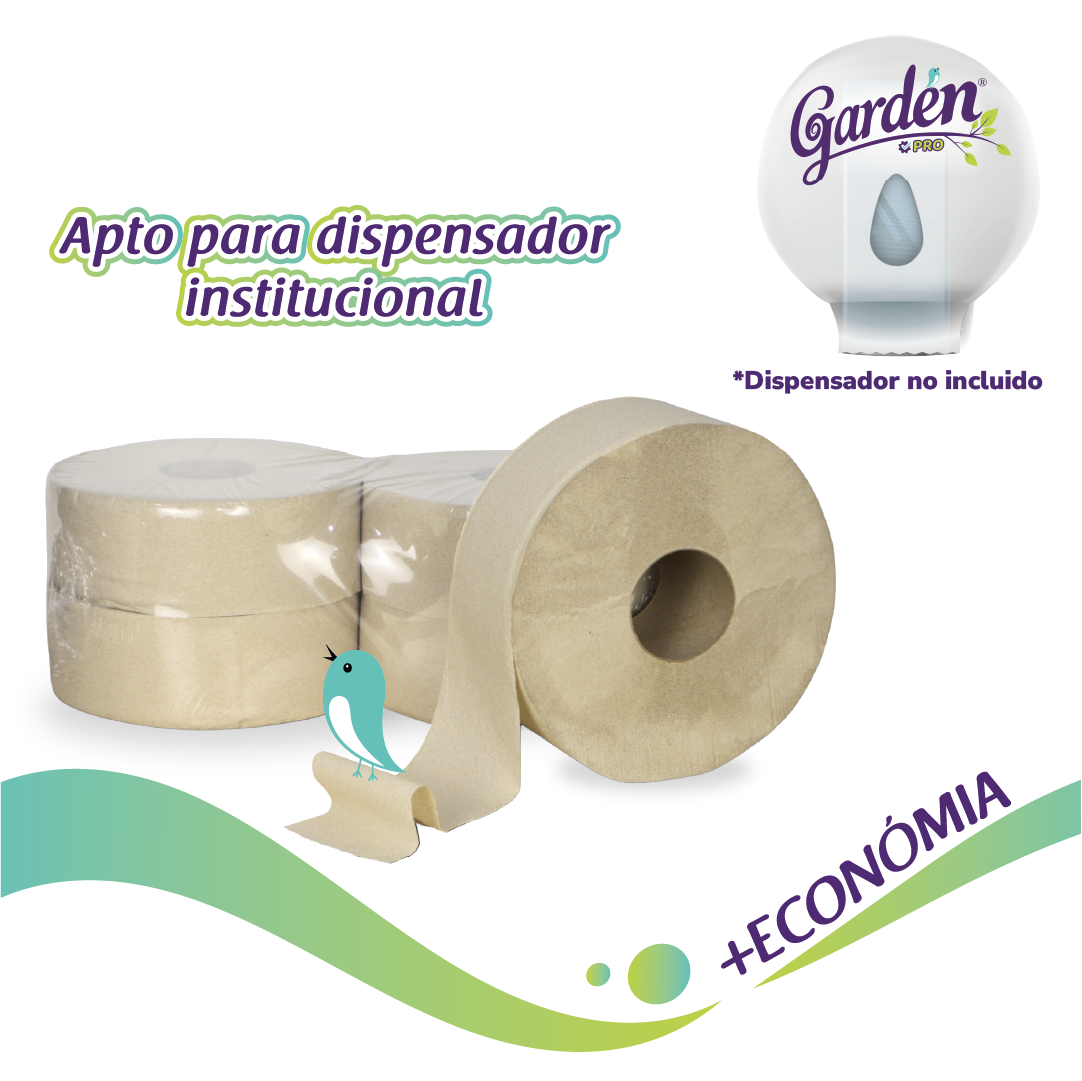 Papel Higiénico Institucional 250 mts Paca x 4 Und - Image 7