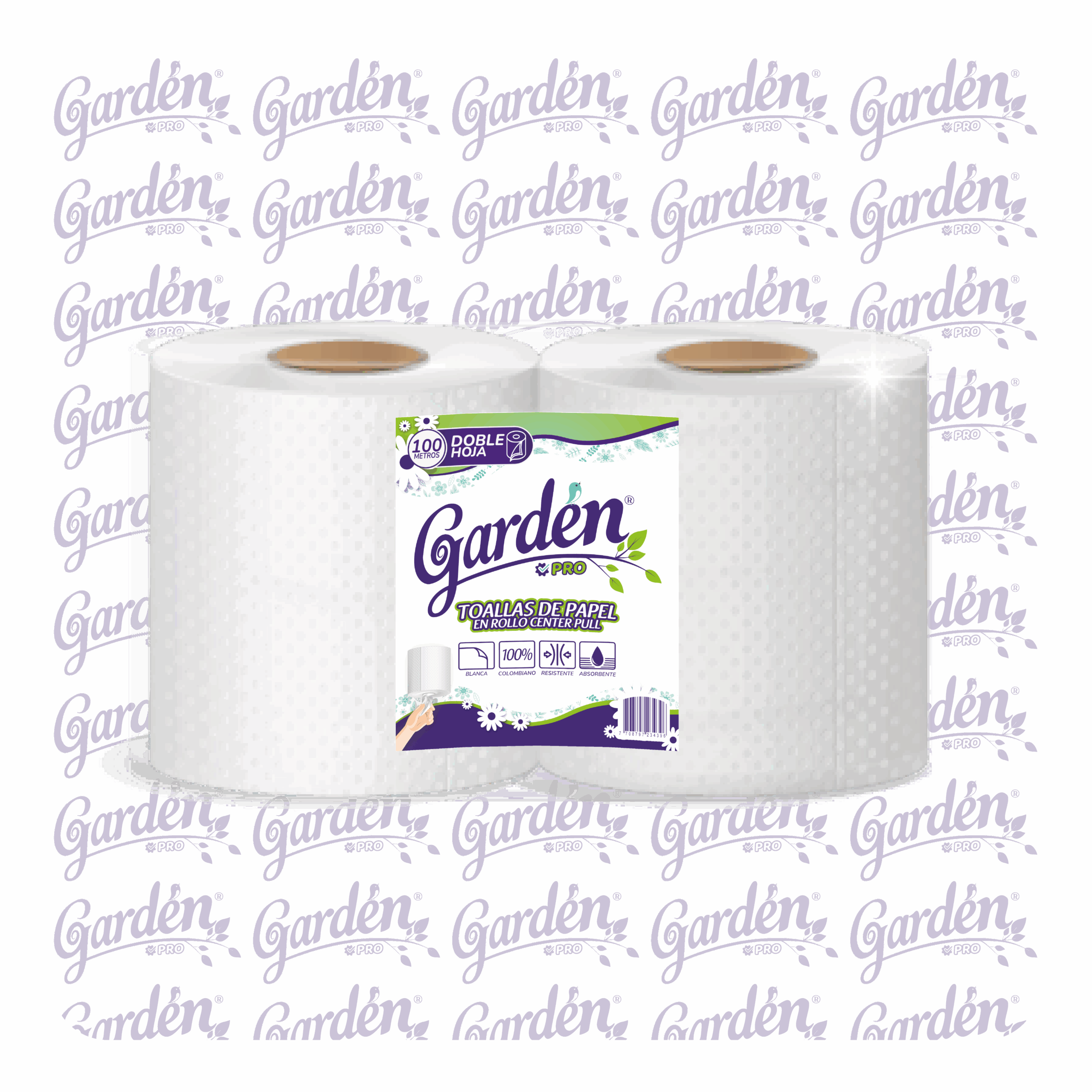 Rollo Center Pull Blanco 100m 1