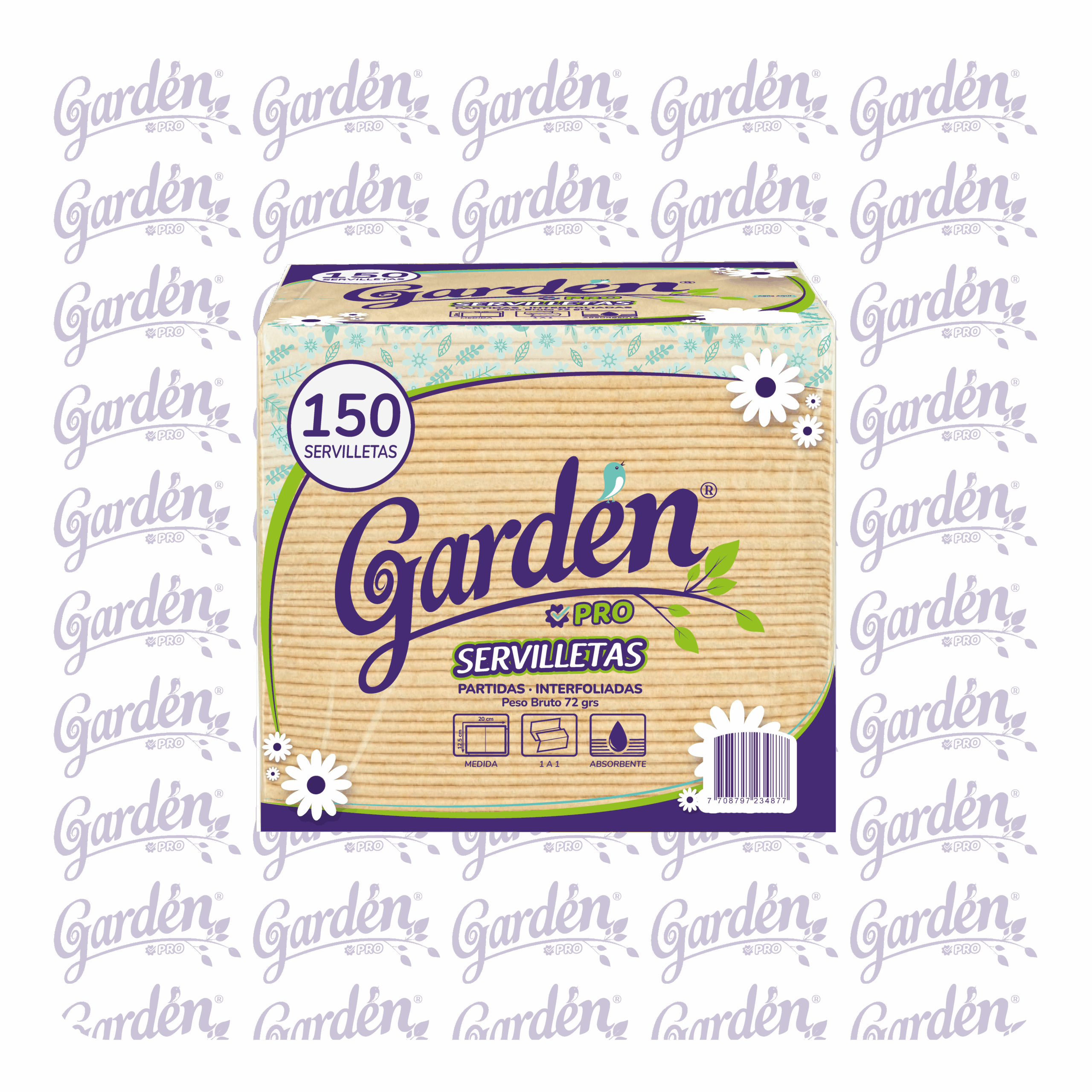 Servilletas Partidas 150 Natural 1